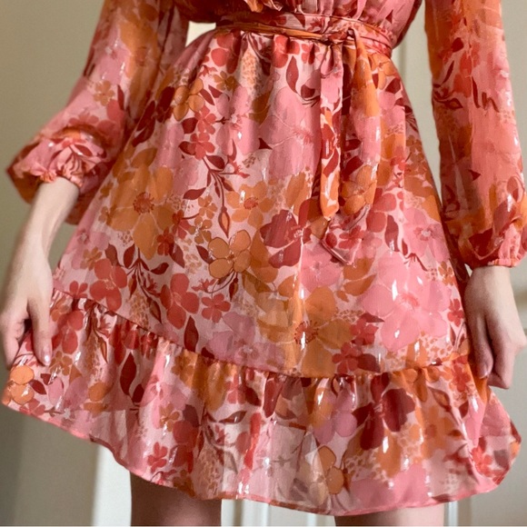 🔸Ruffled Floral Dress🔸 - Picture 3 of 10
